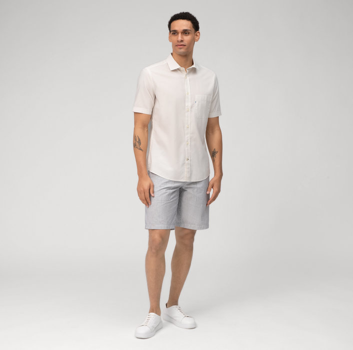 Oblymp Casual, Freizeithemd, regular fit, Kent, Weiß 2025