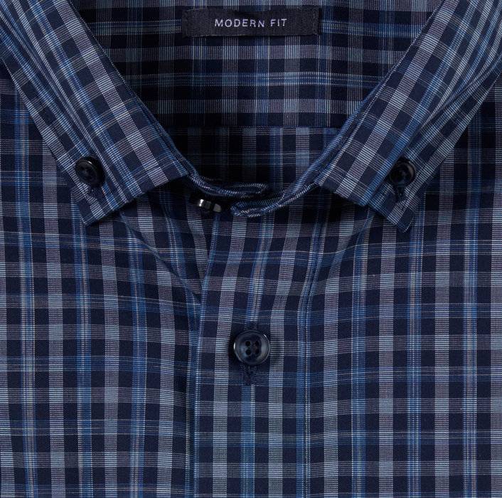 Oblymp Luxor, Businesshemd, modern fit, Button-down, Marine Angebote