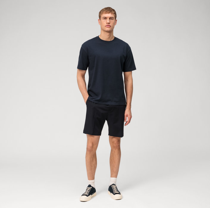 Oblymp Boris Herrmann X OLYMP, T-Shirt, relaxed fit, Marine Weihnachtsangebot