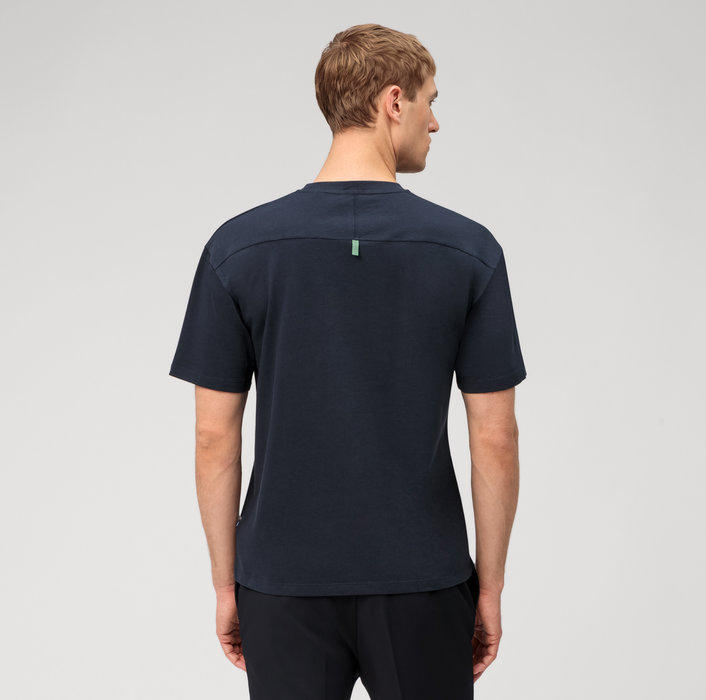 Oblymp Boris Herrmann X OLYMP, T-Shirt, relaxed fit, Marine Weihnachtsangebot