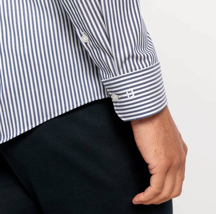 Oblymp No. Six, Businesshemd, super slim, New York Kent, Marine Bis zu 50% Rabatt