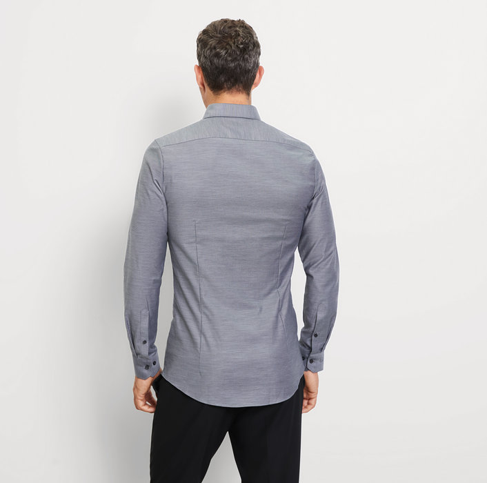 Oblymp No. Six, Businesshemd, super slim, Urban Kent, Schwarz Bis zu 65% Rabatt