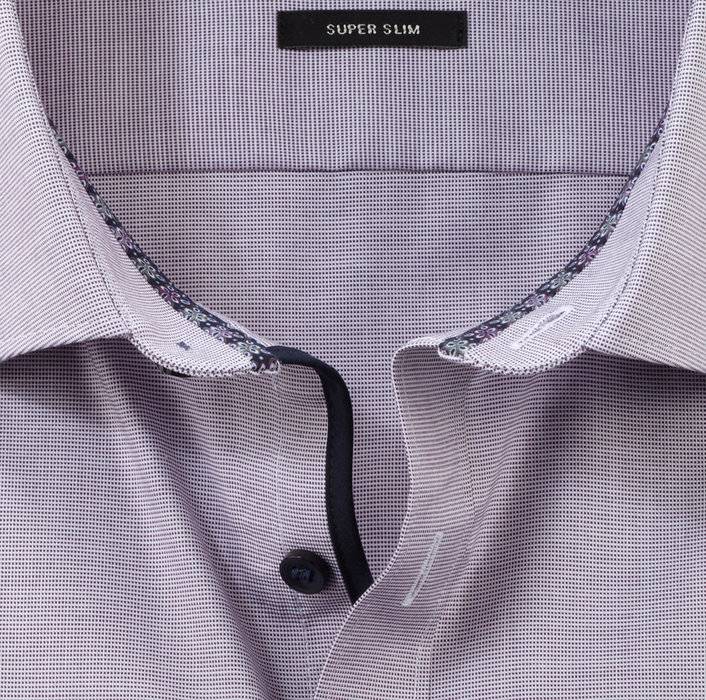 Oblymp No. Six, Businesshemd, super slim, New York Kent, Pflaume Discount Store für neue Produkte