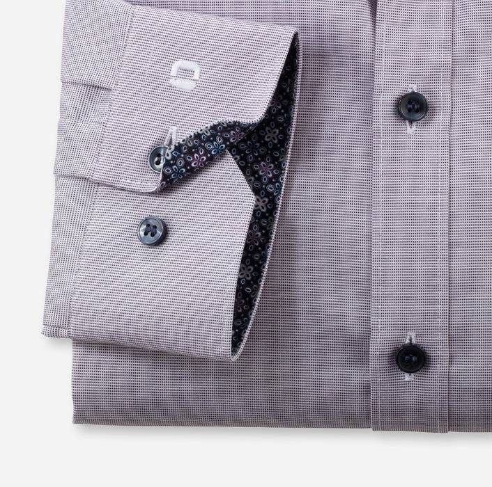 Oblymp No. Six, Businesshemd, super slim, New York Kent, Pflaume Discount Store für neue Produkte