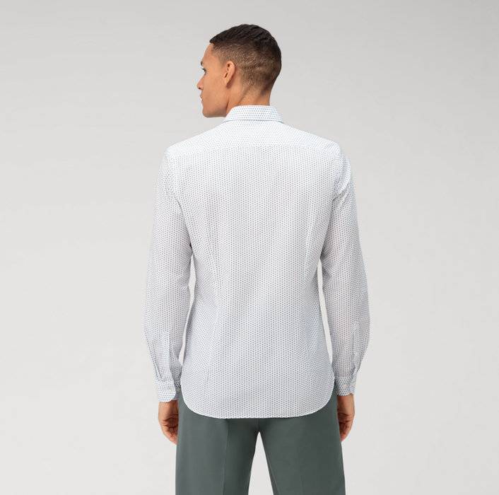 Oblymp Level Five garment washed, Businesshemd, body fit, Kent, Bleu Black Friday Preise
