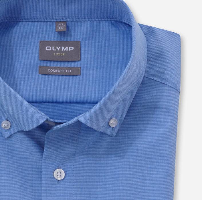 Oblymp Luxor, Businesshemd, comfort fit, Button-down, Blau Flash Sale