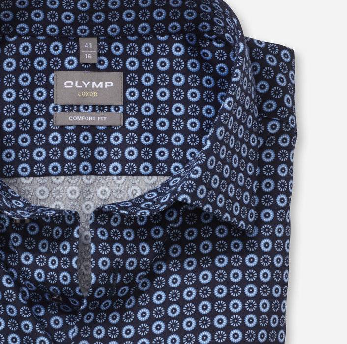 Oblymp Luxor, Businesshemd, comfort fit, New Kent, Bleu Begrenztes Angebot