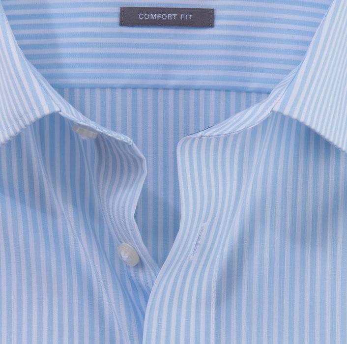Oblymp Luxor, Businesshemd, comfort fit, New Kent, Bleu Valentinstagsangebot