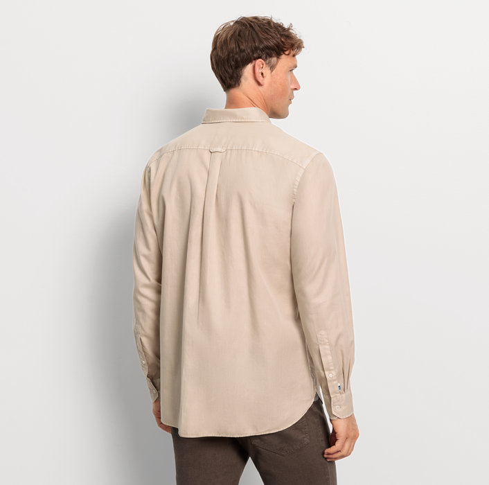 Oblymp Casual, Freizeithemd, regular fit, Button-down, Beige Exklusive Angebote