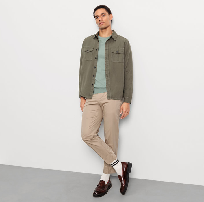 Oblymp Casual Strick, Pullover, Grau-Grün VIP-Rabatte