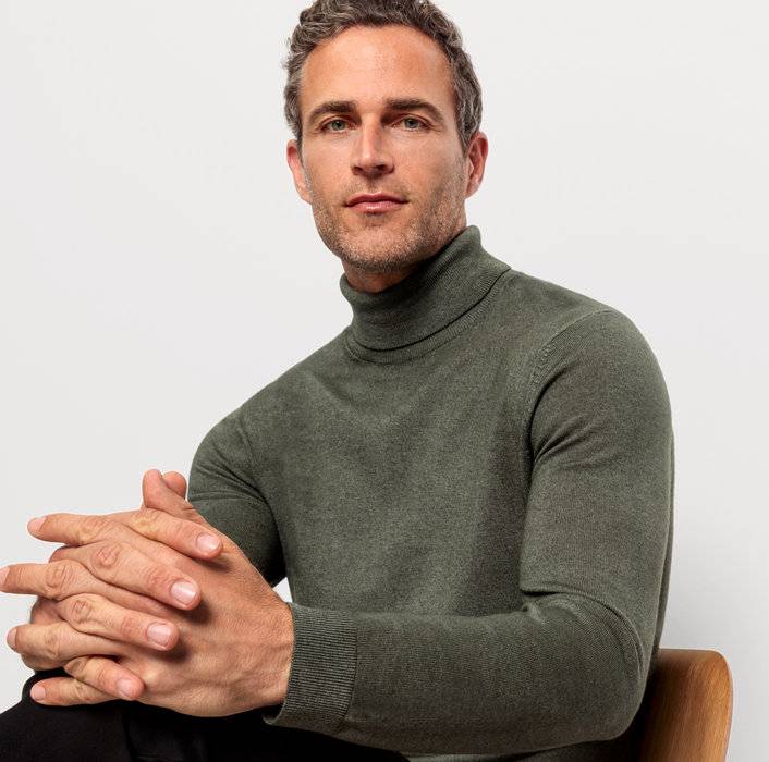 Oblymp Casual Strick, Pullover, Dunkelgrün Bis zu 65% Rabatt