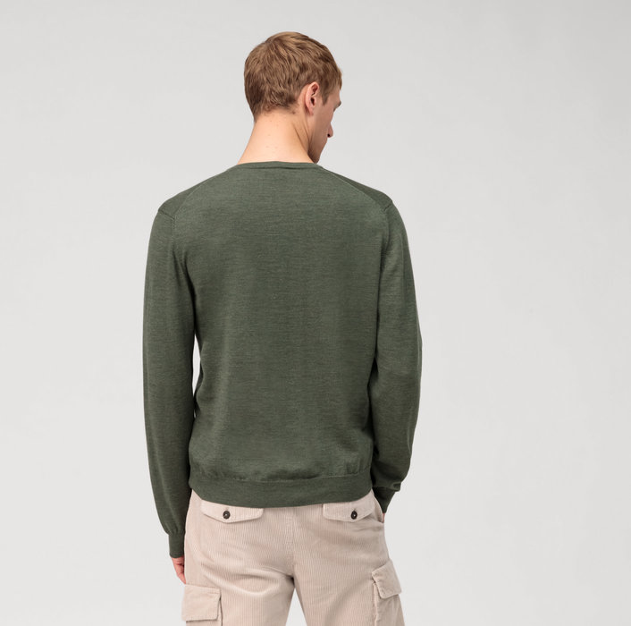 Oblymp Casual Strick, Pullover, Oliv Vierteljährliche Förderung