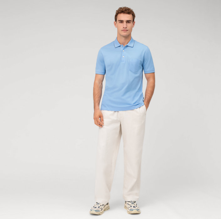 Oblymp Casual Wirk, Polo, Hellblau Online