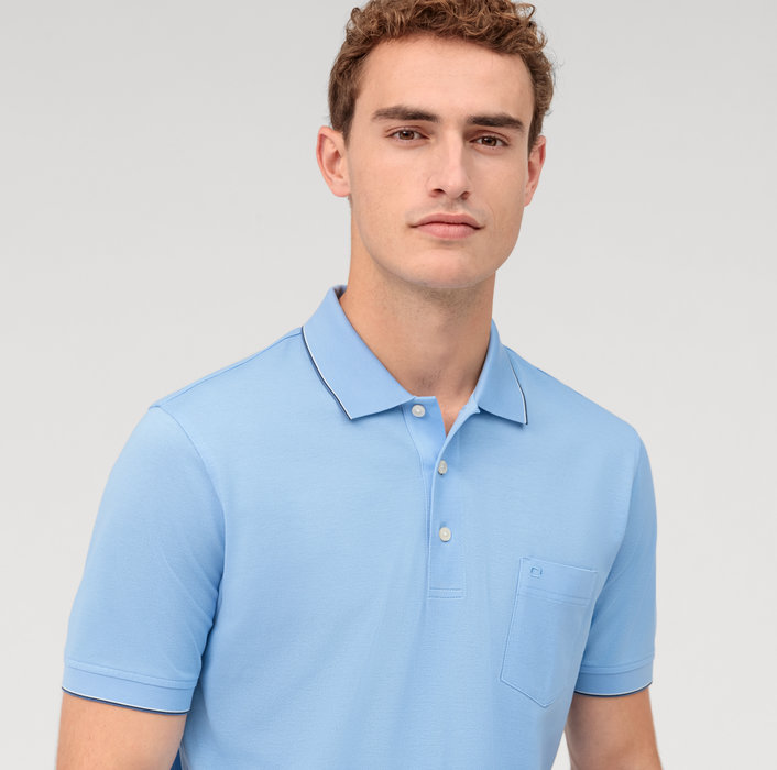 Oblymp Casual Wirk, Polo, Hellblau Online