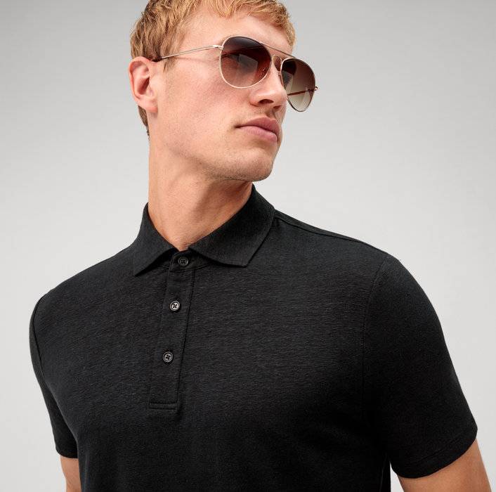 Oblymp Casual Wirk, Polo, Schwarz Versandkostenfrei