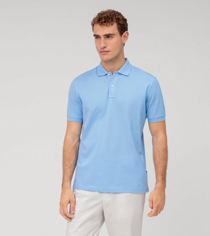 Oblymp Casual Wirk, Polo, Hellblau Flash Sale