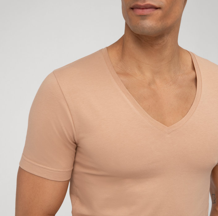 Oblymp Level Five Unterzieh-T-Shirt, body fit, Caramel Exklusivangebot