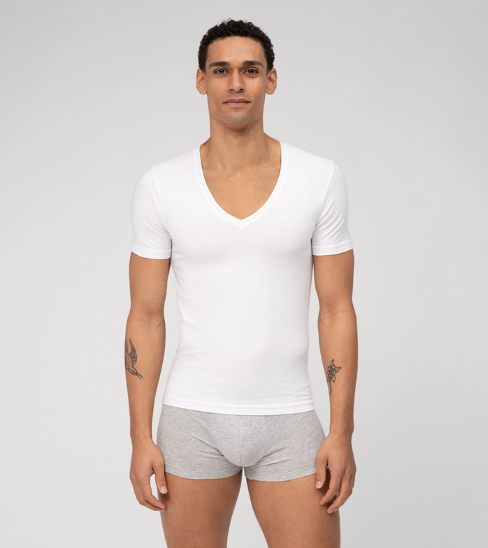 Oblymp Level Five Unterzieh-T-Shirt, body fit, Weiß