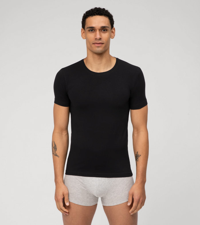 Oblymp Level Five Unterzieh-T-Shirt, body fit, Schwarz