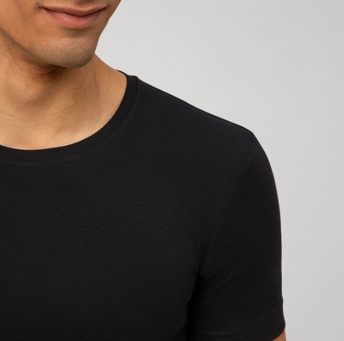 Oblymp Level Five Unterzieh-T-Shirt, body fit, Schwarz Saisonschlussverkauf