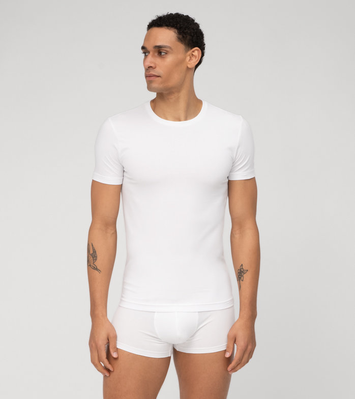 Oblymp Level Five Unterzieh-T-Shirt, body fit, Weiß