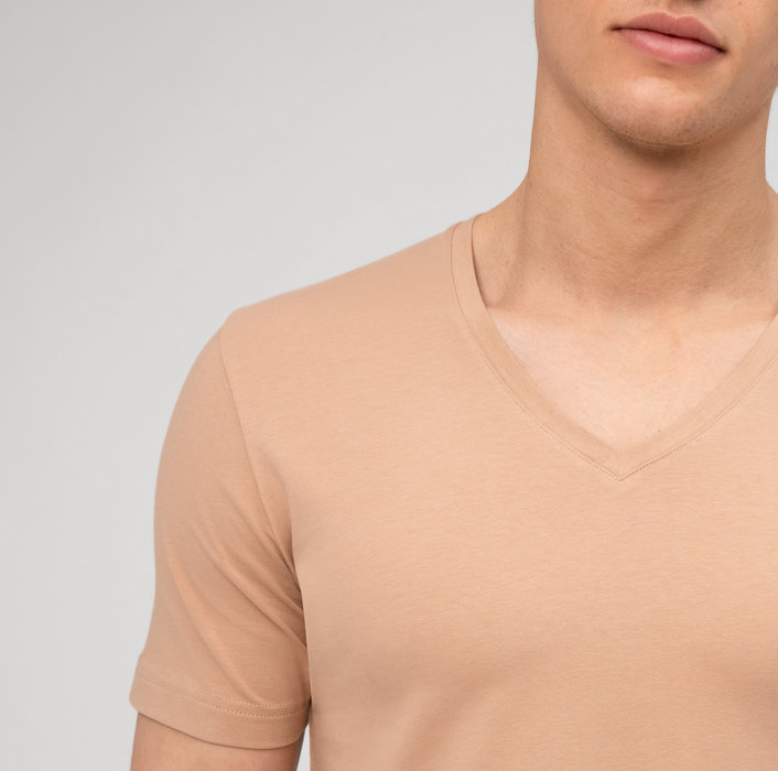 Oblymp Level Five Unterzieh-T-Shirt, body fit, Caramel Vatertagsangebot