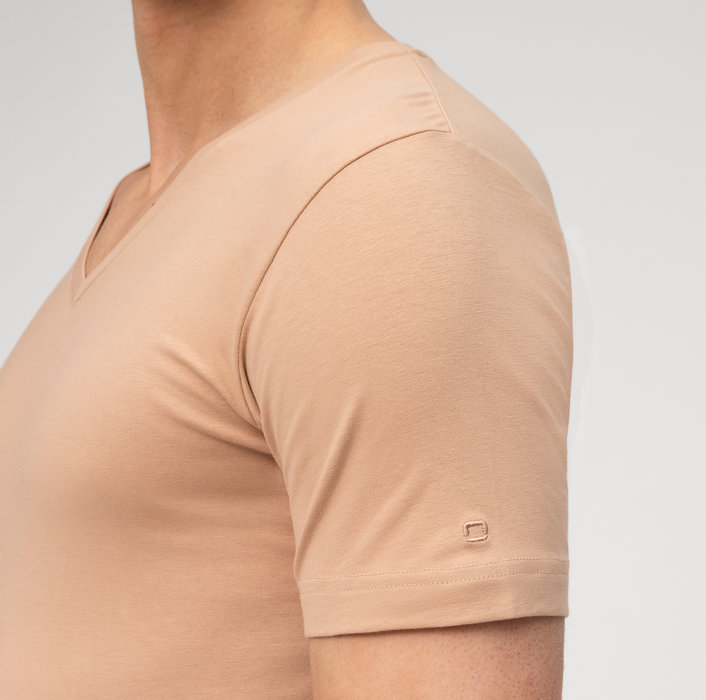 Oblymp Level Five Unterzieh-T-Shirt, body fit, Caramel Vatertagsangebot