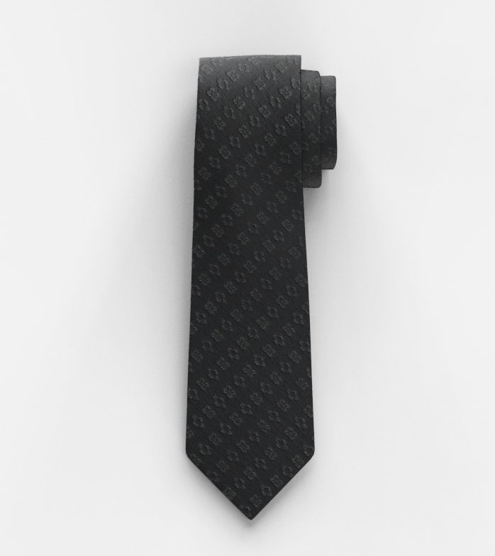 Oblymp SIGNATURE Krawatte, regular 7,5 cm, Nachtblau