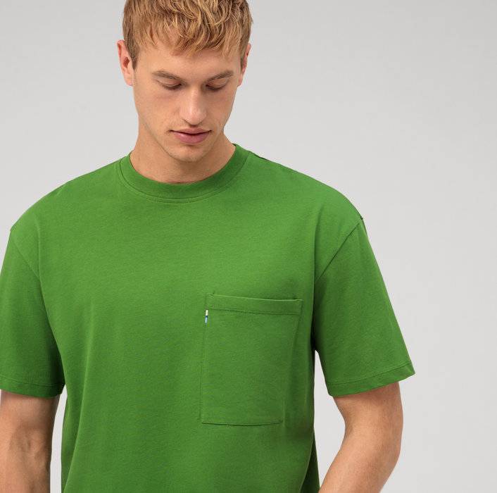 Oblymp Casual Wirk, T-Shirt, relaxed fit, Grün Sonderangebot der Fabrik