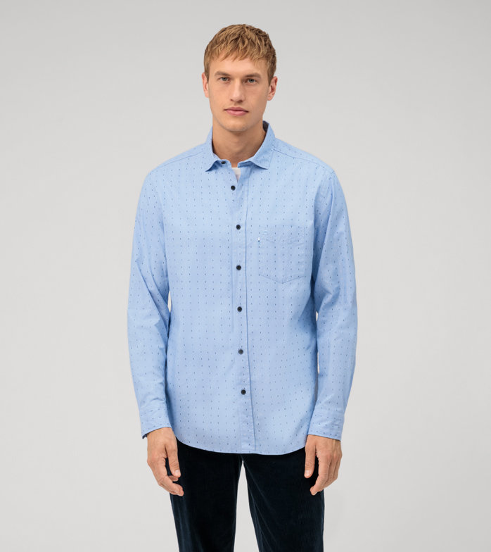 Oblymp Casual, Freizeithemd, regular fit, Kent, Bleu Vierteljährliche Förderung