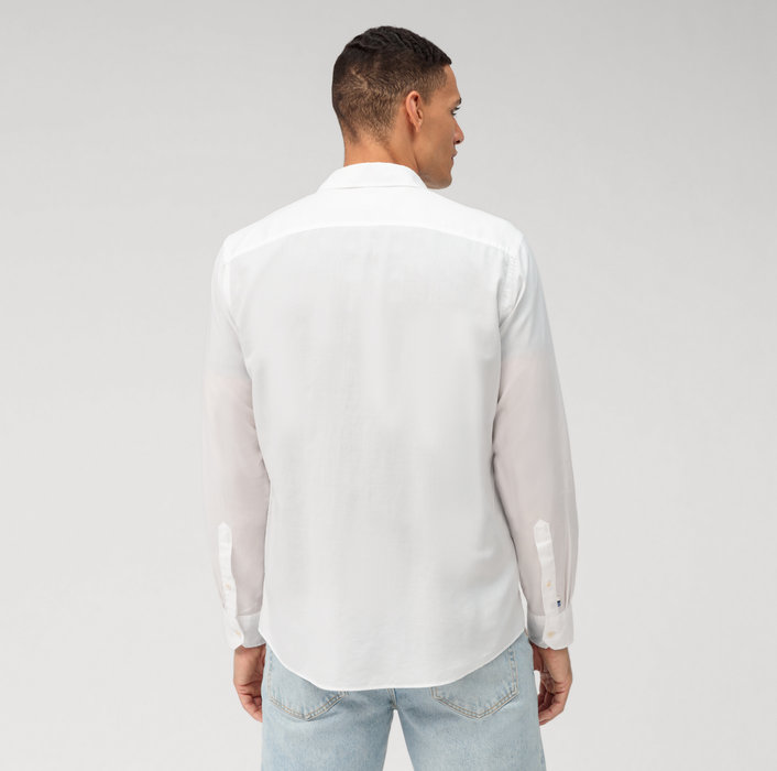 Oblymp Casual, Freizeithemd, regular fit, Kent, Ecru Kostenloser Versand international