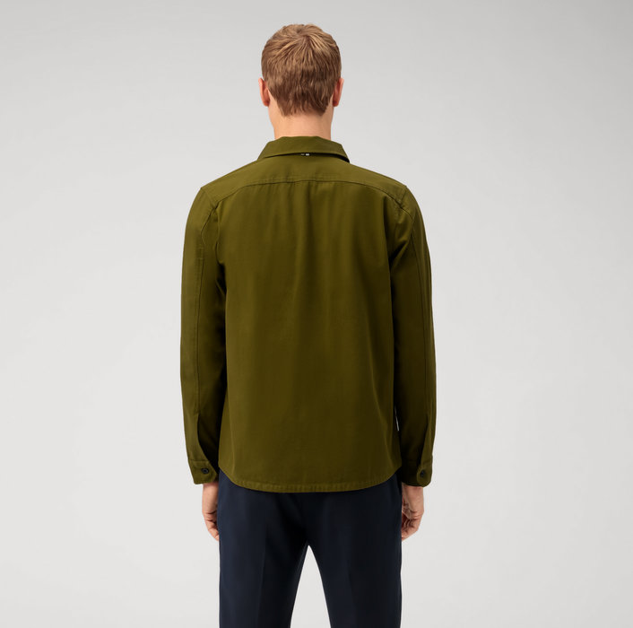 Oblymp Casual, Freizeithemd, Overshirt, Kent, Grau-Grün zollfrei