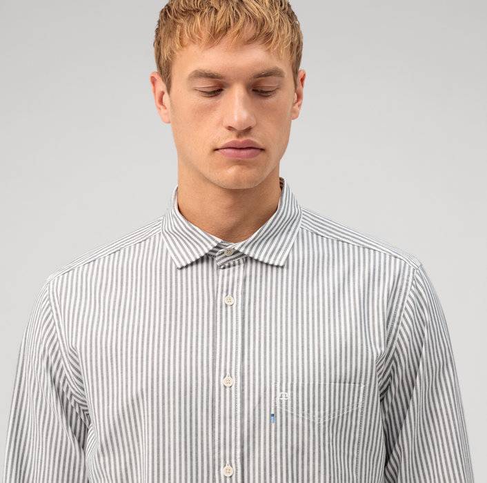 Oblymp Casual, Freizeithemd, regular fit, Kent, Schwarz Outlet