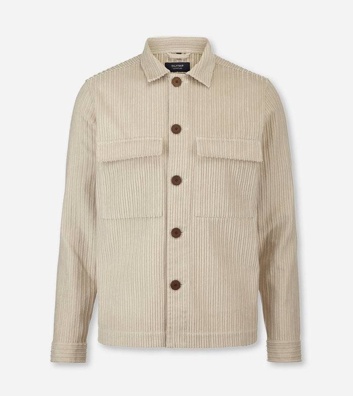 Oblymp SIGNATURE Casual, Freizeithemd, Overshirt, Kent, Off White Weihnachtsangebot