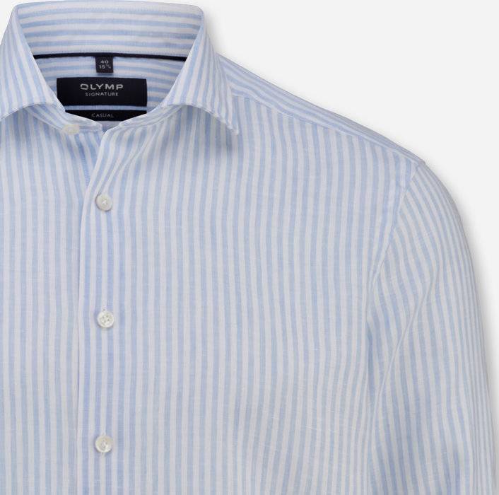 Oblymp SIGNATURE Casual, Freizeithemd, tailored fit, Kent, Bleu Muttertagsangebot