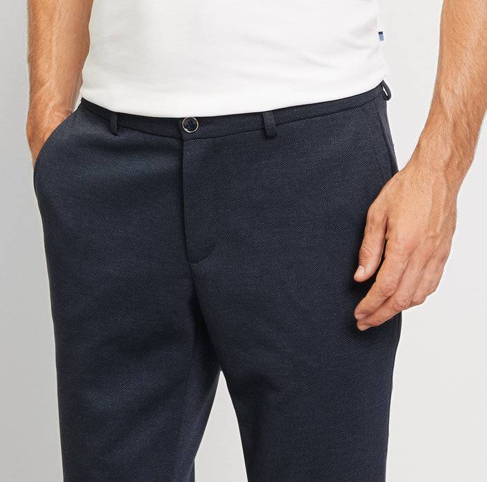 Oblymp Jogg Jersey, slim fit, Hose, Marine Sonderangebote