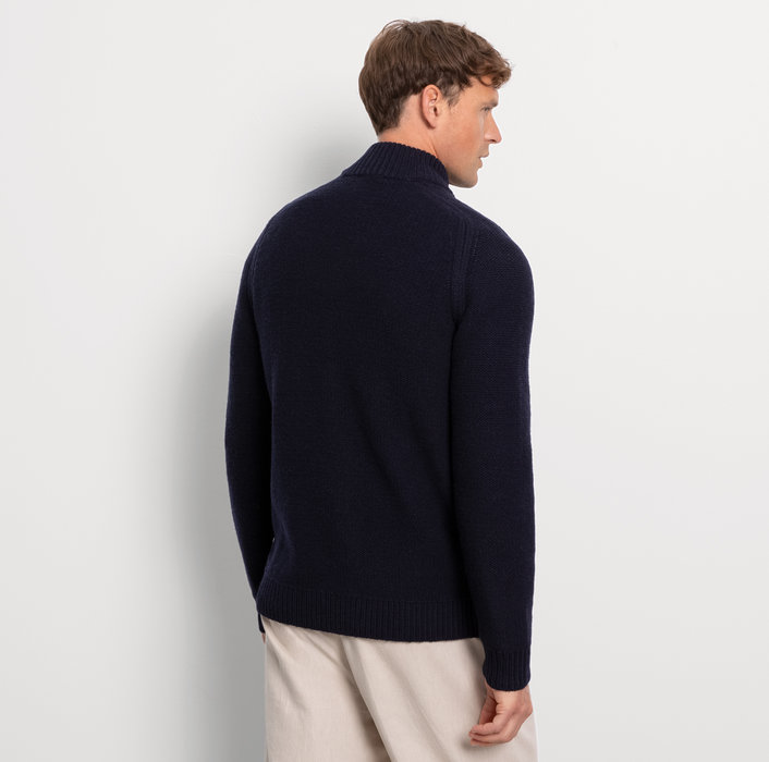 Oblymp Casual Strick, Strickjacke, Marine VIP-Rabatte