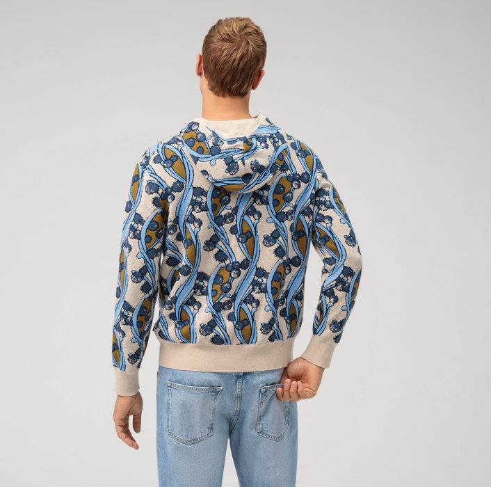Oblymp Casual Strick, regular fit, Hoodie, Hellbeige Vierteljährliche Förderung