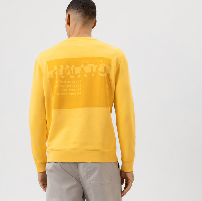 Oblymp Sweat, Sweatshirt, modern fit, Gelb Nur noch ein Tag übrig