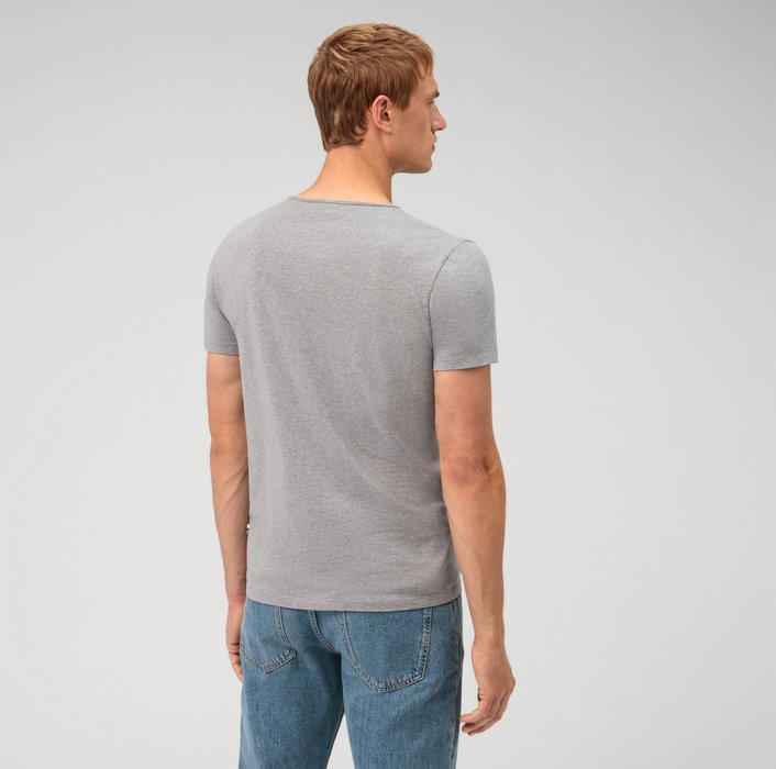 Oblymp Casual Wirk, T-Shirt, Silbergrau Speichern exportieren