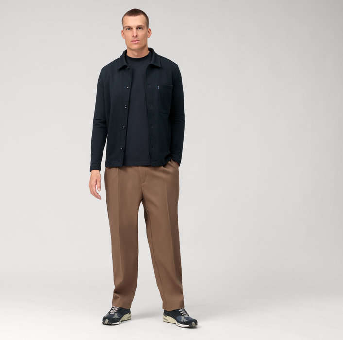 Oblymp Casual Wirk, T-Shirt, relaxed fit, Marine 50% Rabatt für begrenzte Zeit