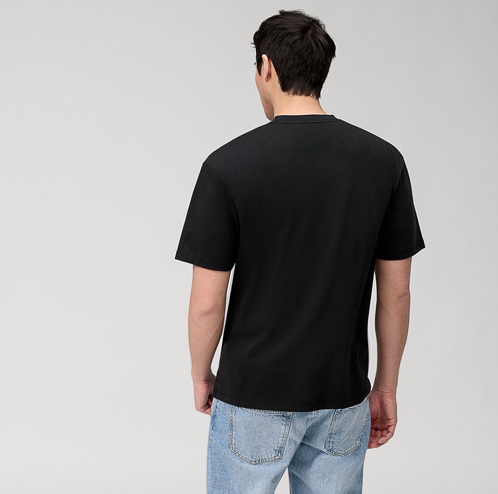 Oblymp Casual Wirk, T-Shirt, relaxed fit, Schwarz 2025