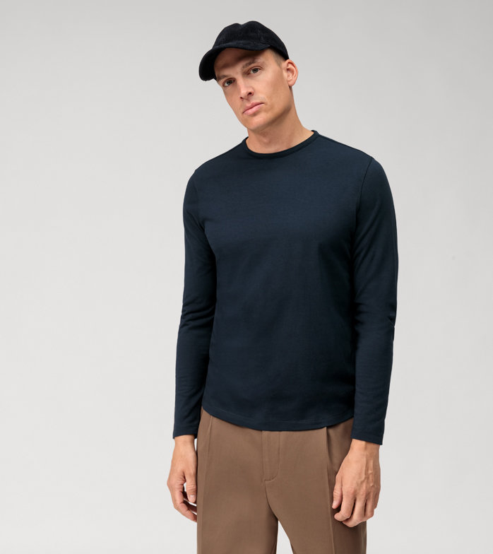 Oblymp Casual Wirk, Longsleeve, Marine Outlet