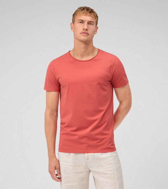Oblymp Casual Wirk, T-Shirt, Rosenholz Auslauf