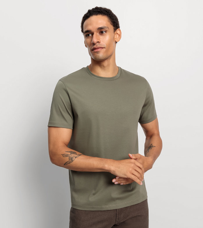 Oblymp Casual Wirk, T-Shirt, Oliv im Angebot