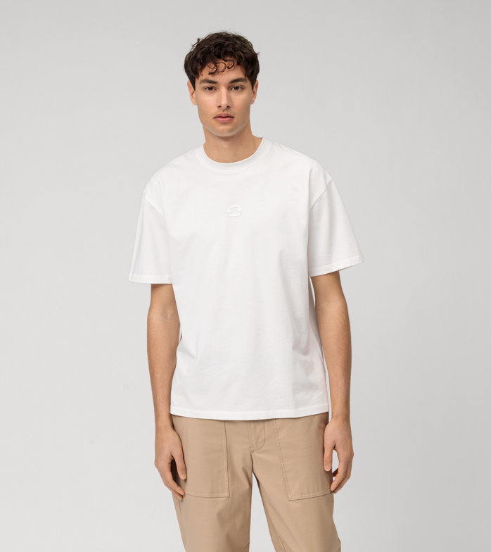Oblymp Casual , T-Shirt, Off White Fabrikverkauf