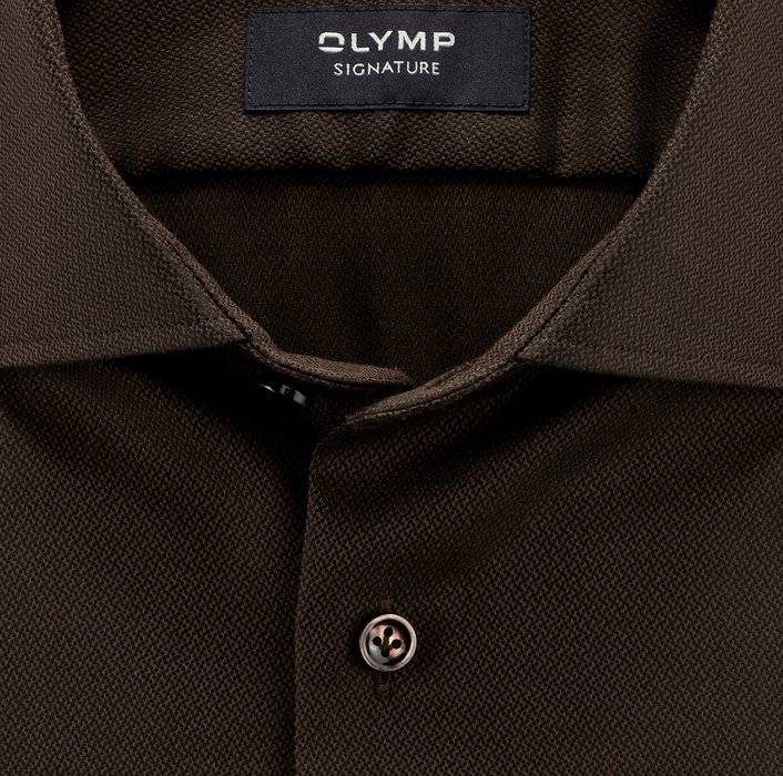 Oblymp SIGNATURE, Businesshemd, tailored fit, SIGNATURE Kent, Braun Black Friday