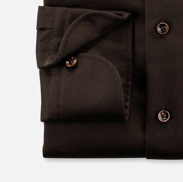 Oblymp SIGNATURE, Businesshemd, tailored fit, SIGNATURE Kent, Braun Black Friday