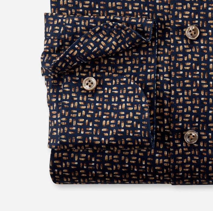 Oblymp SIGNATURE, Businesshemd, tailored fit, SIGNATURE Kent, Nachtblau Weihnachtsangebot