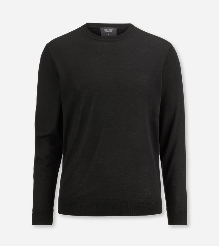 Oblymp SIGNATURE Strick, Pullover, Schwarz Muttertagsangebot